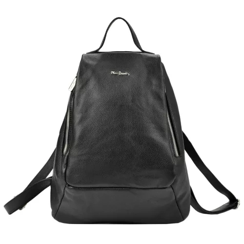Pierre Cardin FRZ 1750 fekete női bőr hátitáska 33 x 40 x 13 cm