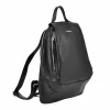 Pierre Cardin FRZ 1750 fekete női bőr hátitáska 33 x 40 x 13 cm