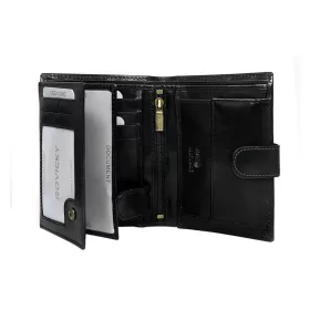   Rovicky N4L-RVTP-2895 RFID fekete-piros férfi bőr pénztárca 10,5 x 13 cm