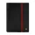 Rovicky N62-RVTP RFID fekete-piros férfi bőr pénztárca 9,5 x 12,5 cm