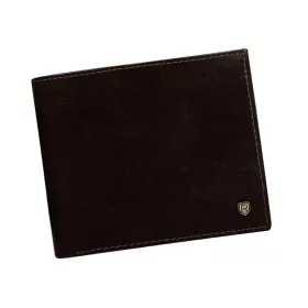   Rovicky N01-RVT RFID barna férfi bőr pénztárca 12.3 x 10.2 x 2 cm