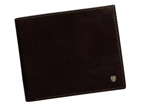 Rovicky N01-RVT RFID barna férfi bőr pénztárca 12.3 x 10.2 x 2 cm