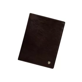   Rovicky N4-RVT RFID sötét barna férfi bőr pénztárca 9,8 x 12,5 cm