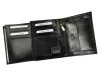 Rovicky N4-RVT RFID sötét barna férfi bőr pénztárca 9,8 x 12,5 cm