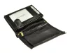 Rovicky N4-RVT RFID sötét barna férfi bőr pénztárca 9,8 x 12,5 cm