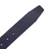 VerMari PM-40 sötétkék férfi marhabőr öv 120 x 4 cm