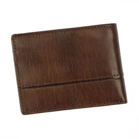   EL FORREST 916/A-22 RFID barna férfi bőr pénztárca 11 x 8.5 x 2.5 cm