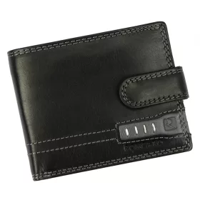   Roncato 185-85 fekete férfi bőr pénztárca 11.5 x 9 x 2.5 cm