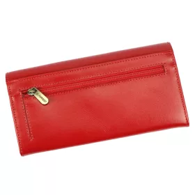   EL FORREST 812-47 RFID piros női bőr pénztárca 18.5 x 9 x 3 cm