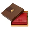 EL FORREST 917-47 RFID piros női bőr pénztárca 10 x 8.5 x 2 cm