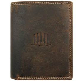   Giorgio Carelli vadász bőr pénztárca fa motívummal, RFID védelemmel