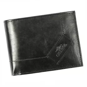   Charro TRENTO 1123 fekete férfi bőr pénztárca 12.5 x 9.5 x 3 cm