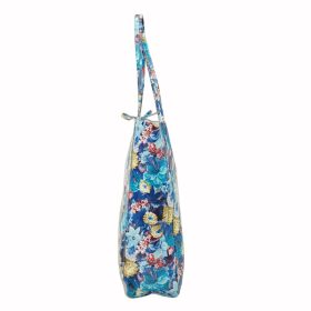  Patrizia 419-013-03 FL fehér-piros női bőr kézitáska, shopper 38 x 37 x 13 cm