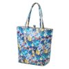 Patrizia 419-013-03 FL fehér-piros női bőr kézitáska, shopper 38 x 37 x 13 cm