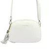 Pierre Cardin 4500 FTT fehér női bőr válltáska 23.5 x 16.5 x 9 cm