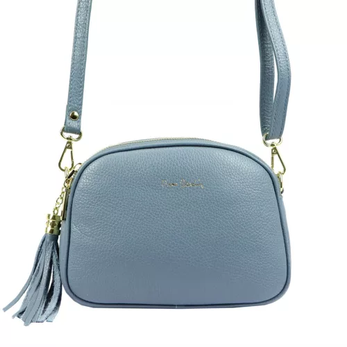Pierre Cardin 4500 FTT türkiz női bőr válltáska 23.5 x 16.5 x 9 cm