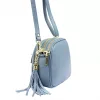 Pierre Cardin 4500 FTT türkiz női bőr válltáska 23.5 x 16.5 x 9 cm