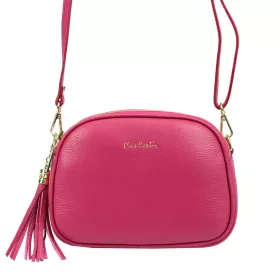   Pierre Cardin 4500 FTT magenta női bőr válltáska 23.5 x 16.5 x 9 cm