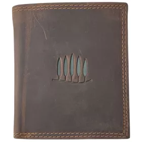   Giorgio Carelli motívumos, bőr pénztárca, RFID védelemmel 10 x 8,5 cm