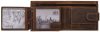Giorgio Carelli címeres festett motívumos bőr pénztárca, RFID védelemmel 11,5 x 8,5 cm