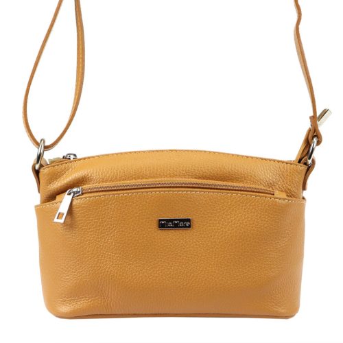MiaMore 01-013 konyak női bőr válltáska 24 x 16 x 11 cm 