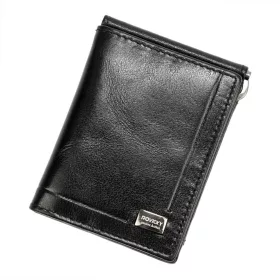  Rovicky CPR-034-BAR RFID fekete férfi bőr pénztárca 8 x 10,5 cm