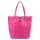MiaMore 01-014 Z magenta női bőr válltáska 40 x 38 x 13 cm
