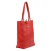 MiaMore 01-014 Z piros női bőr válltáska 40 x 38 x 13 cm