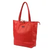 MiaMore 01-014 Z piros női bőr válltáska 40 x 38 x 13 cm