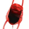 MiaMore 01-014 Z piros női bőr válltáska 40 x 38 x 13 cm