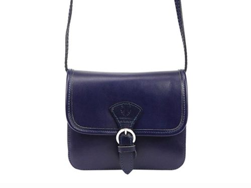 Gregorio 112 navy női bőr válltáska, oldaltáska 17 x 14.5 x 7.5 cm