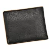 Pierre Cardin YS17 8806 fekete-piros férfi bőr pénztárca 12.5 x 10 x 2.5 cm
