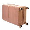 Jony rosegold 5 részes keményfalú bőrönd szett, kozmetikai táskával 30/53/55/67/77 cm
