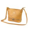 MiaMore 01-019 DOLLARO barna női bőr válltáska, oldaltáska 26 x 21 x 11 cm