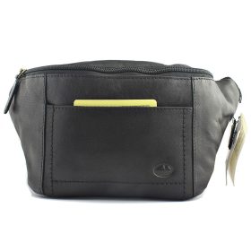 EL FORREST MB23-61 fekete bőr övtáska 33 x 15 x 9 cm