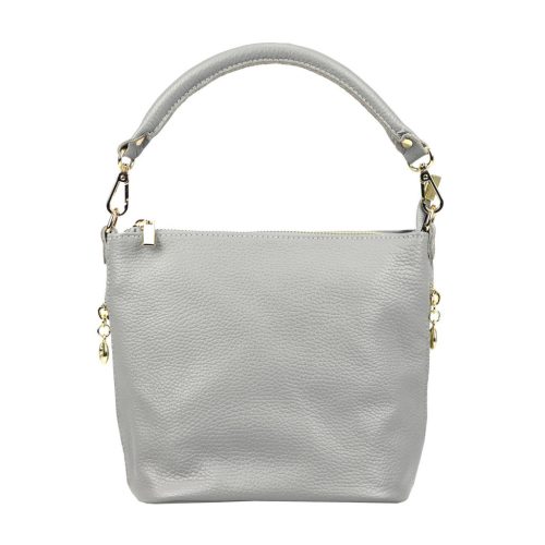 Patrizia 419-040 GOLD szürke női bőr válltáska, oldaltáska 24 x 20 x 13 cm