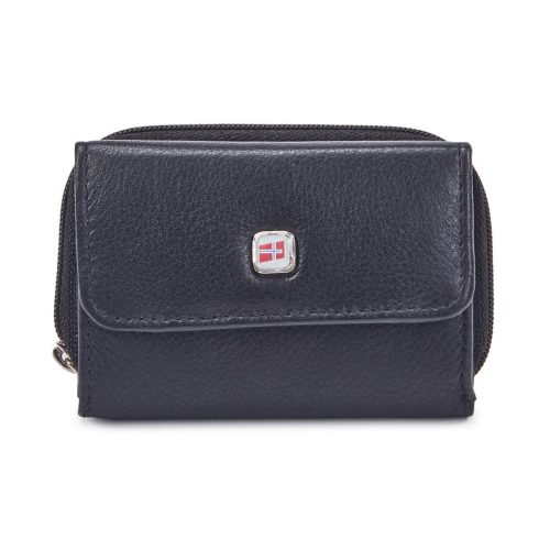 Nordee GW-924 RFID fekete bőr pénztárca 10 x 6.5 x 3 cm