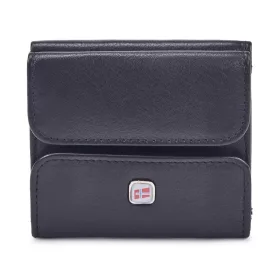   Nordee GW-3765 RFID fekete férfi bőr pénztárca 8 x 8.5 x 2 cm