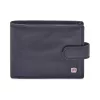 Nordee GW-2215 RFID fekete férfi bőr pénztárca 13 x 10 x 2.5 cm
