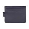 Nordee GW-2215 RFID fekete férfi bőr pénztárca 13 x 10 x 2.5 cm