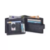 Nordee GW-2215 RFID fekete férfi bőr pénztárca 13 x 10 x 2.5 cm