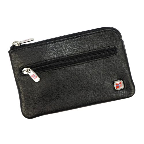 Nordee GW-KEY01 fekete bőr pénztárca és kulcstartó 13 x 8 x 1.5 cm