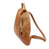 Pierre Cardin FRZ 1750 konyak női bőr hátitáska 33 x 40 x 13 cm 