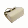 Luka 19-17 MN bézs női bőr kézitáska, válltáska 23 x 19 x 12.5 cm