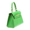 Luka 19-17 MN lime zöld női bőr kézitáska, válltáska 23 x 19 x 12.5 cm
