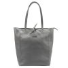 MiaMore 01-014 Z taupe női bőr válltáska 40 x 38 x 13 cm 