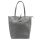 MiaMore 01-014 Z taupe női bőr válltáska 40 x 38 x 13 cm 