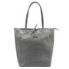 MiaMore 01-014 Z taupe női bőr válltáska 40 x 38 x 13 cm 
