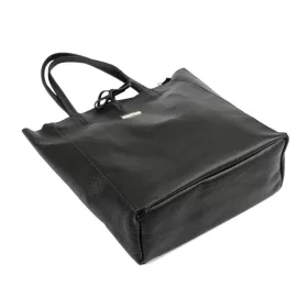   MiaMore 01-014 Z  világosbarna női bőr válltáska, shopper 40 x 38 x 13 cm