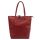 MiaMore 01-014 Z bordó női bőr válltáska 40 x 38 x 13 cm 